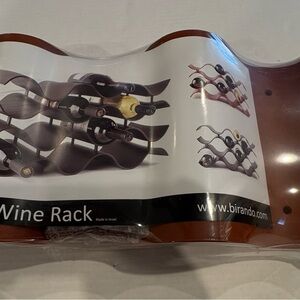 Brown Wine Rack